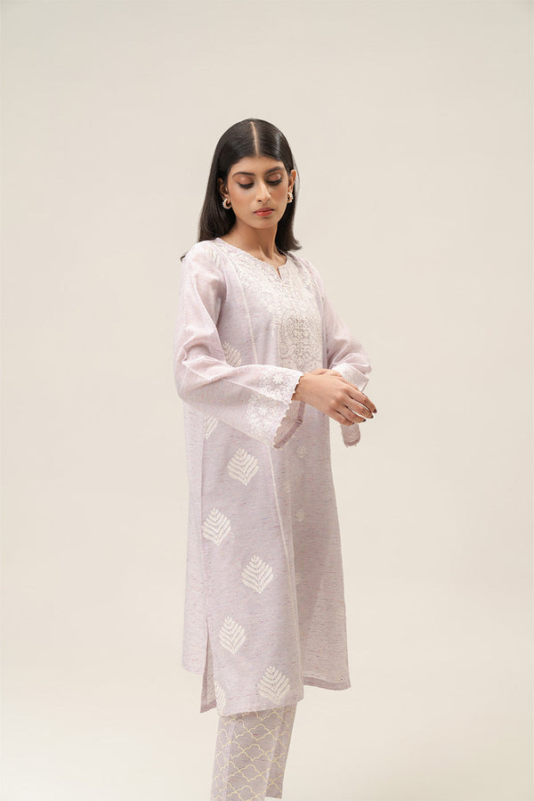 2 PIECE EMBROIDERED SPACE DYED MULTI NAPS SUIT (PRET)