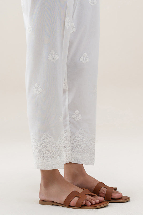 EMBROIDERED STRAIGHT PANTS