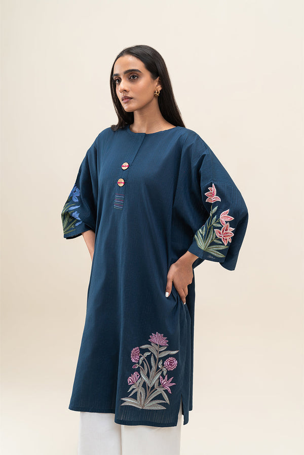 EMBROIDERED BROCIA DORIA SHIRT (PRET)