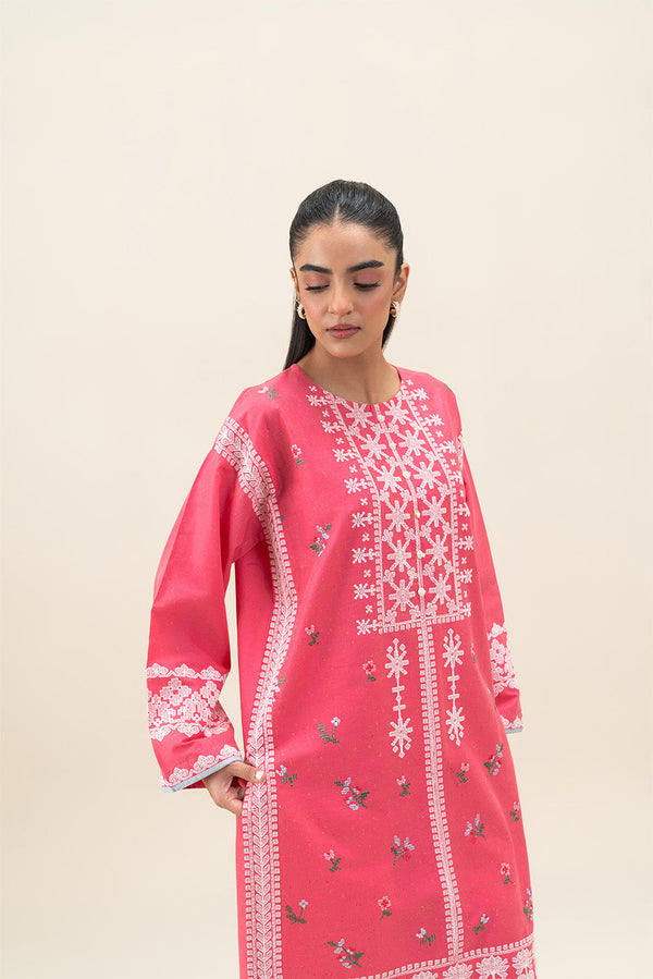 2 PIECE EMBROIDERED MULTI NEPS SUIT (PRET)