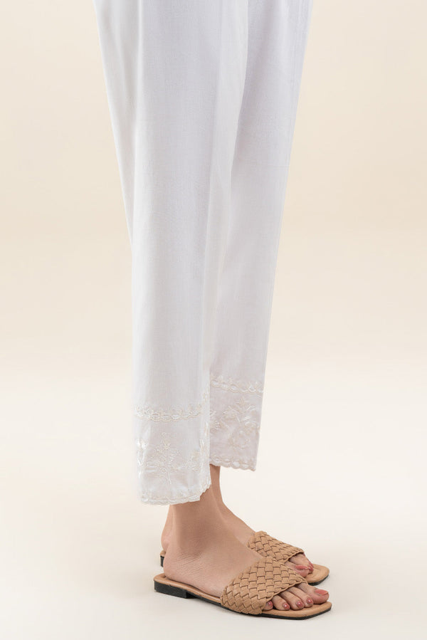 EMBROIDERED STRAIGHT PANTS
