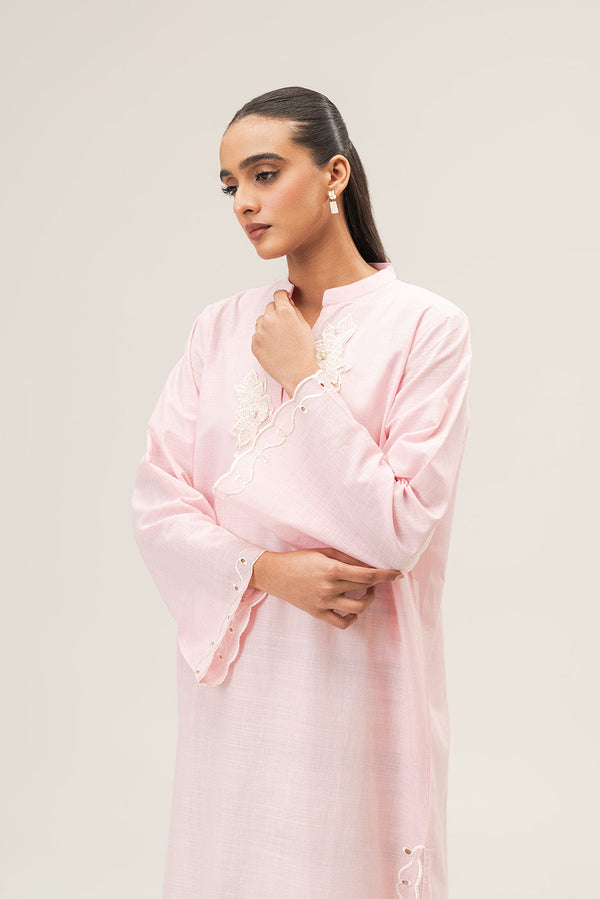 2 PIECE EMBROIDERED TWO WAY SLUB SUIT (PRET)