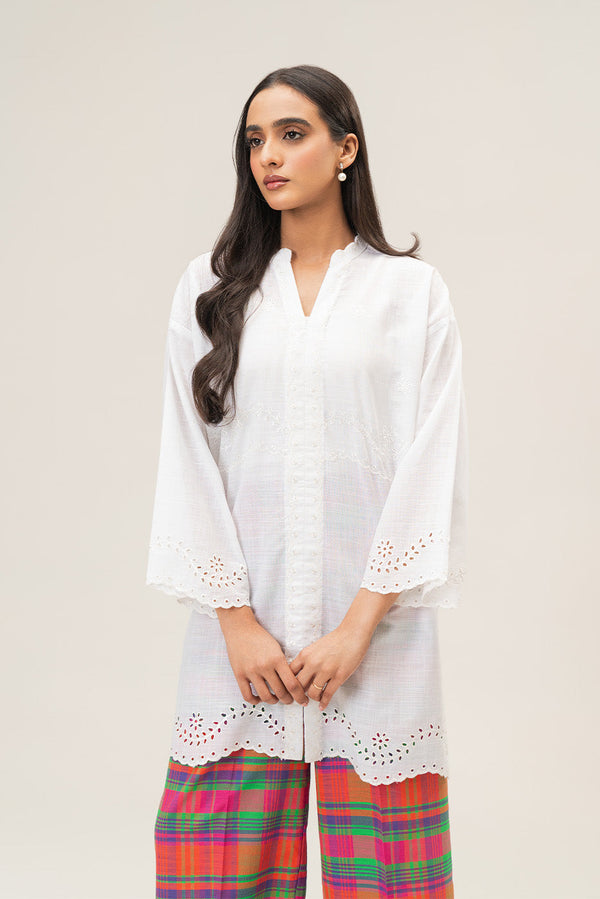 2 PIECE EMBROIDERED TWO WAY SLUB SUIT (PRET)