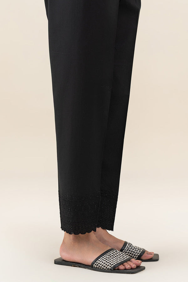 EMBROIDERED STRAIGHT PANTS