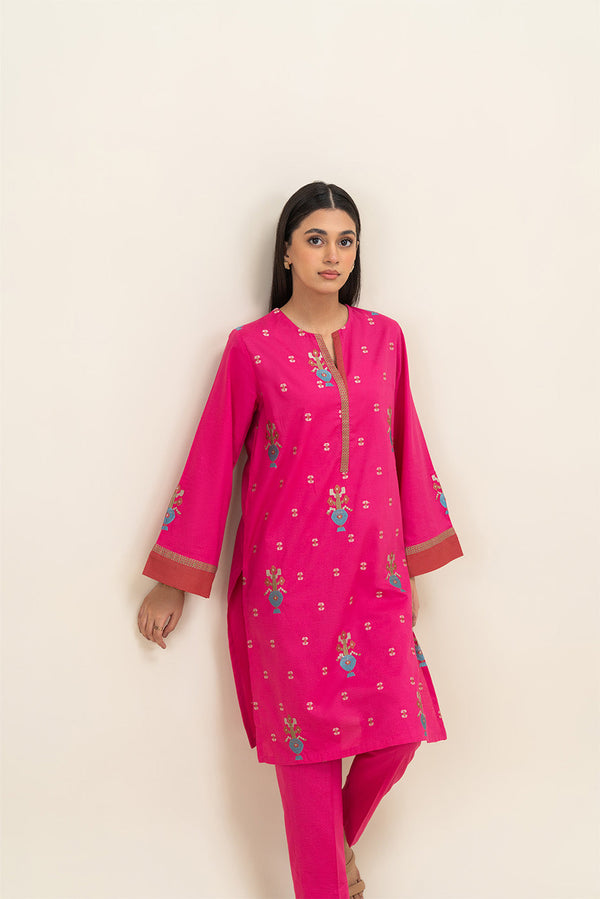 2 PIECE EMBROIDERED LAWN SUIT (PRET)