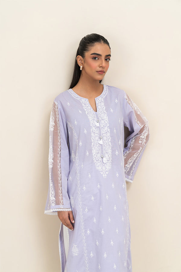 EMBROIDERED LAWN SHIRT (PRET)