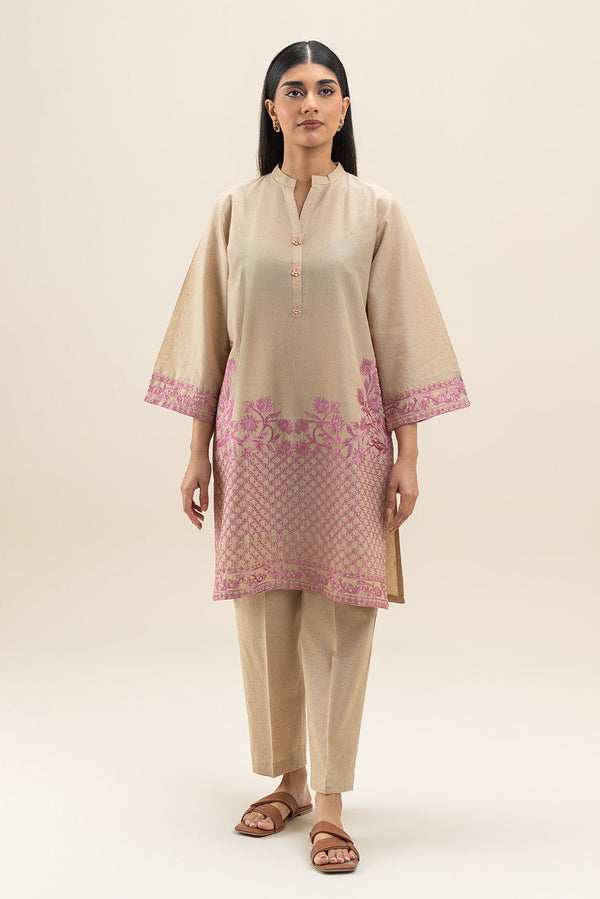 2 PIECE EMBROIDERED MULTI NEPS SUIT (PRET)