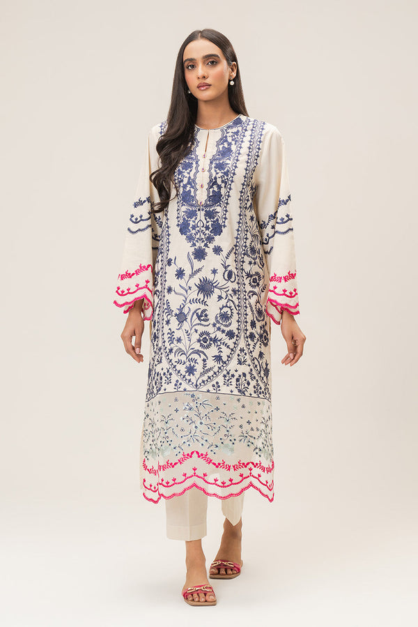 2 PIECE EMBROIDERED LAWN SUIT (PRET)