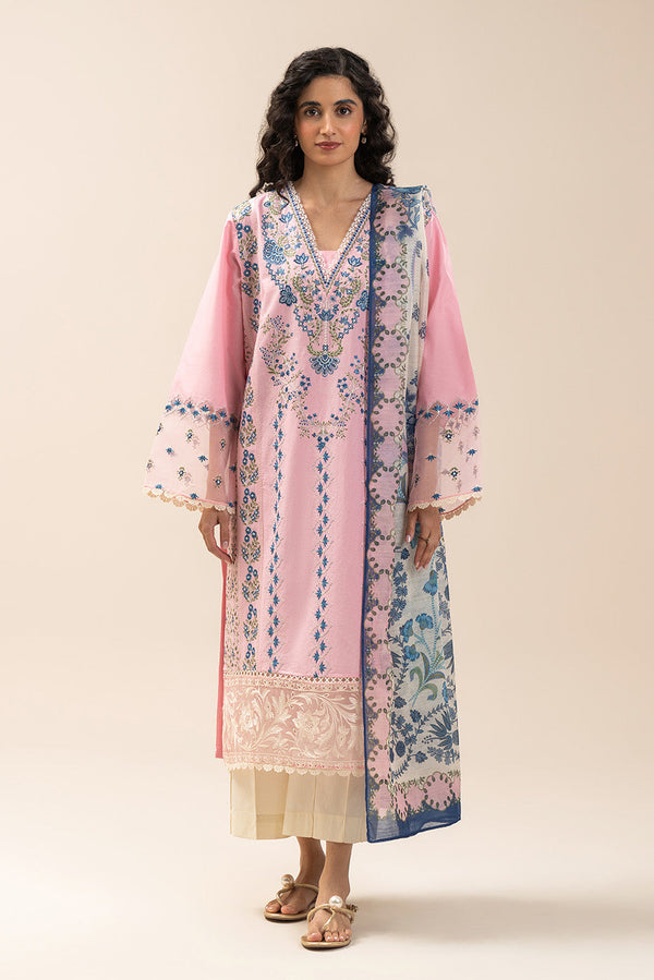 2 PIECE EMBROIDERED LAWN SUIT (PRET)