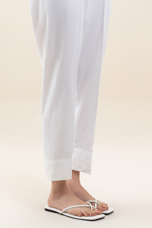 EMBROIDERED STRAIGHT PANTS