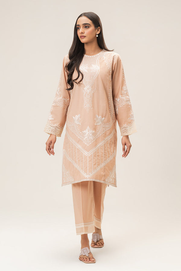 2 PIECE EMBROIDERED LAWN SUIT (PRET)