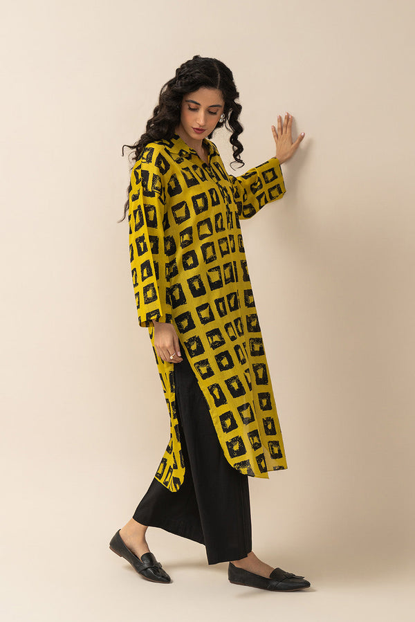 PRINTED LAWN SHIRT (PRET)