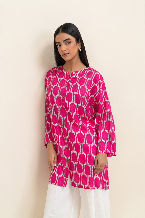 PRINTED LAWN SHIRT (PRET)
