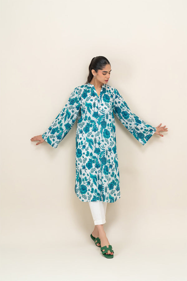 PRINTED LAWN SHIRT (PRET)