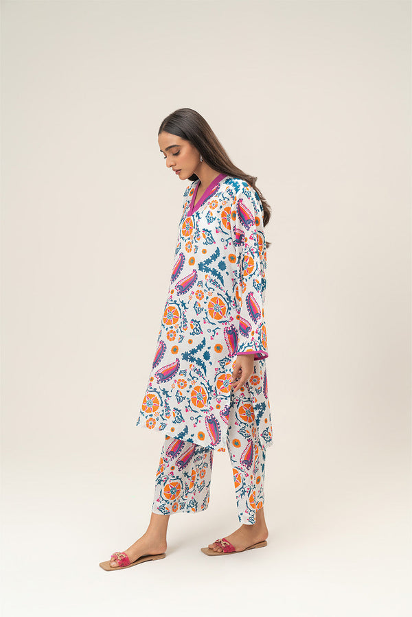 2 PIECE PRINTED LAWN SUIT (PRET)