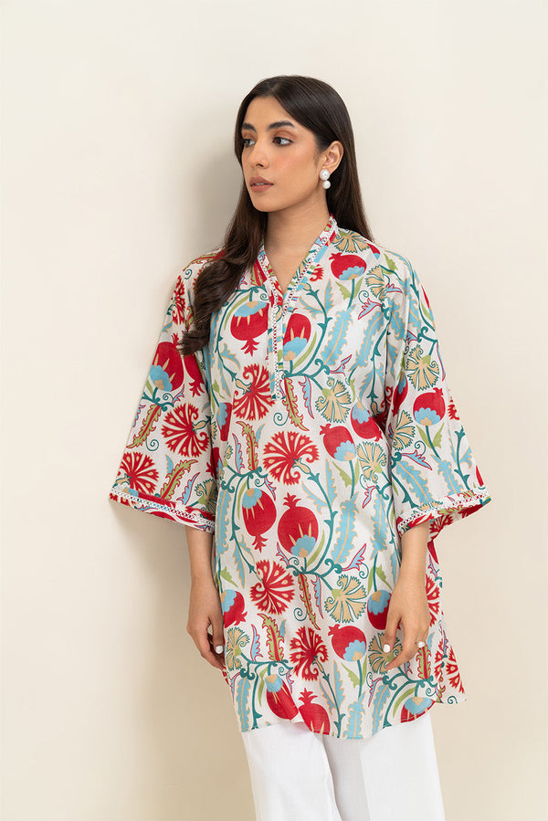 PRINTED LAWN SHIRT (PRET)
