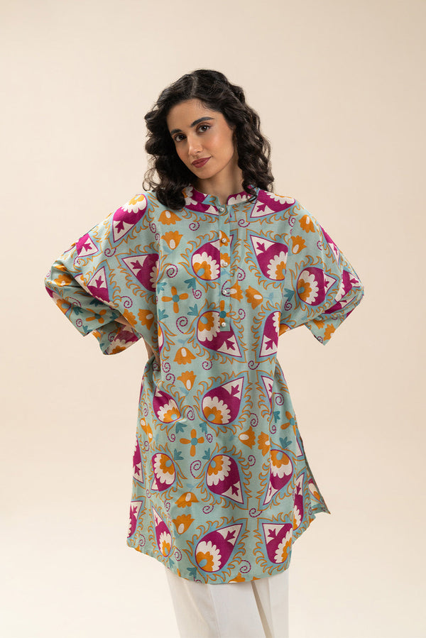 PRINTED LAWN SHIRT (PRET)