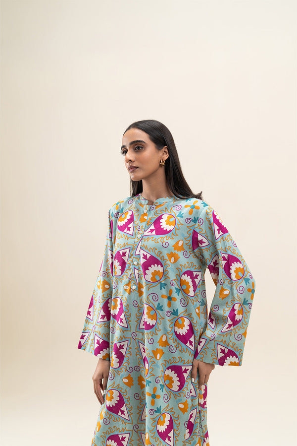 2 PIECE PRINTED LAWN SHIRT+PANT (PRET)