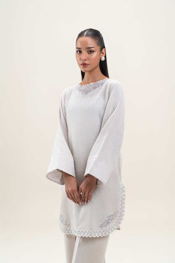 2 PIECE EMBROIDERED YAN DYED JACQUARD SUIT-NORTHERN SKY (UNSTITCHED)