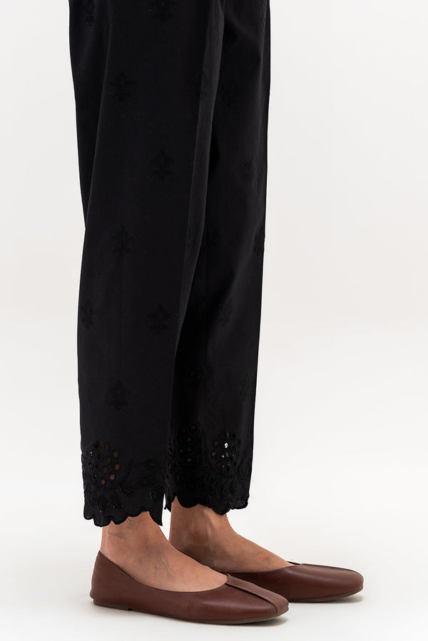 EMBROIDERED STRAIGHT PANTS