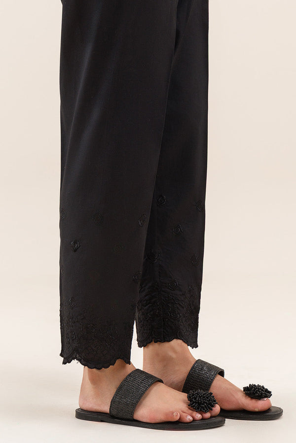 EMBROIDERED STRAIGHT PANTS