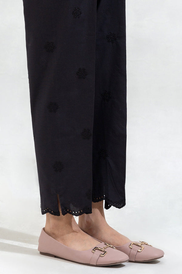 EMBROIDERED STRAIGHT PANTS
