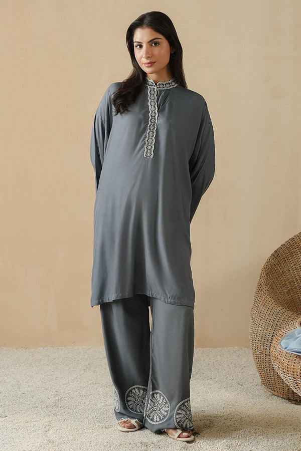 MOONLIT MARINA-2PC (SHIRT & TROUSER)