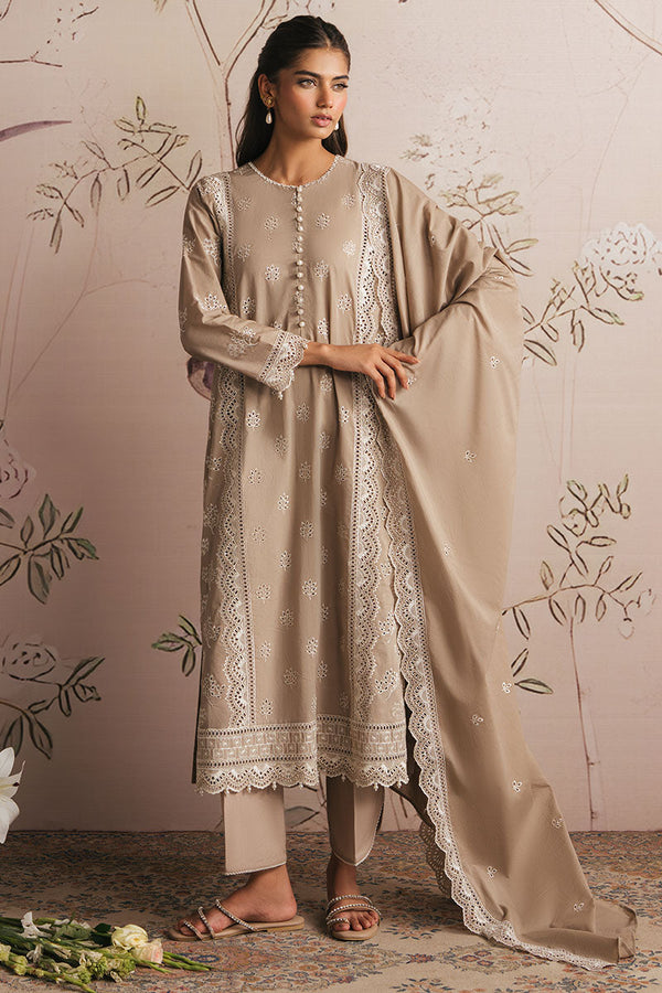GRAY FOREST-3PC CHIKANKARI SUIT