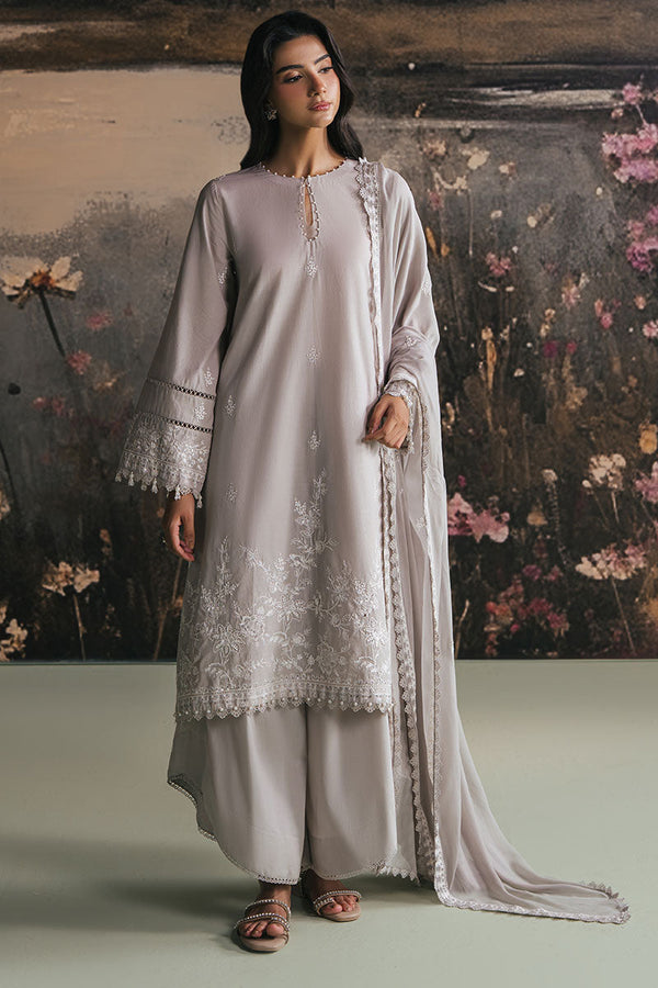 ASH ROSE-3PC LAWN EMBROIDERED SUIT