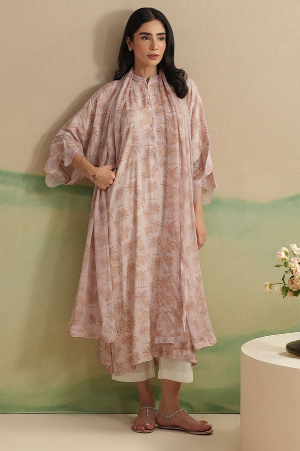 TROPICAL BLOOM-2PC (SHIRT & DUPATTA)