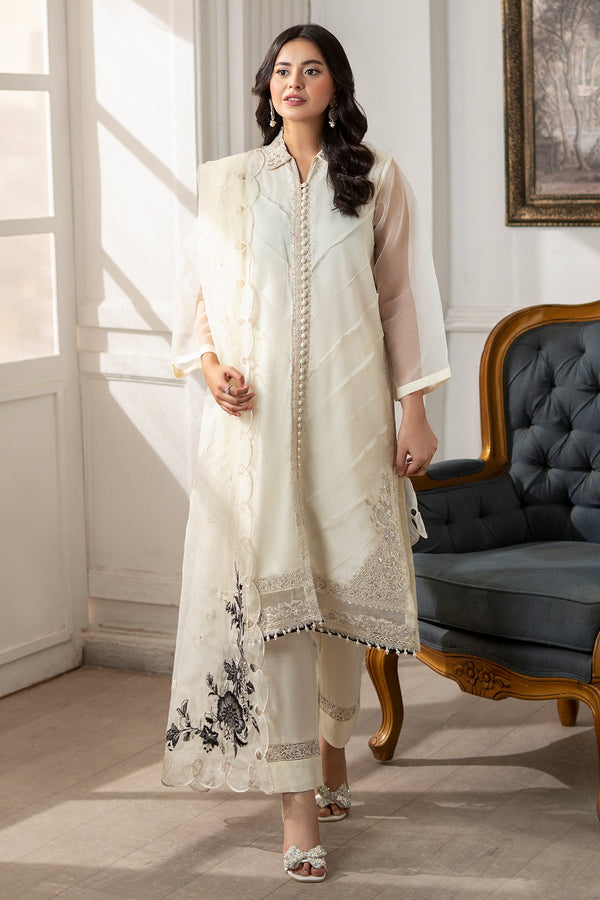 3-PC Embroidered Organza Suit CMA-5-39