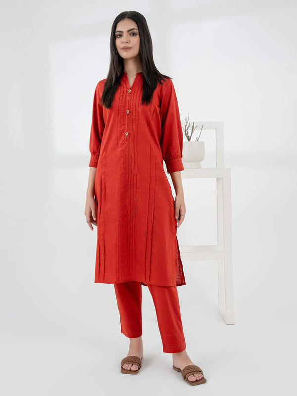 2 Piece Lawn Suit-Dyed (Pret)