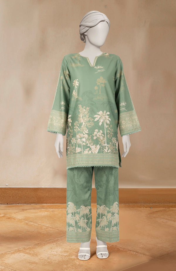 PRINTED LAWN STITCHED 2 PIECE