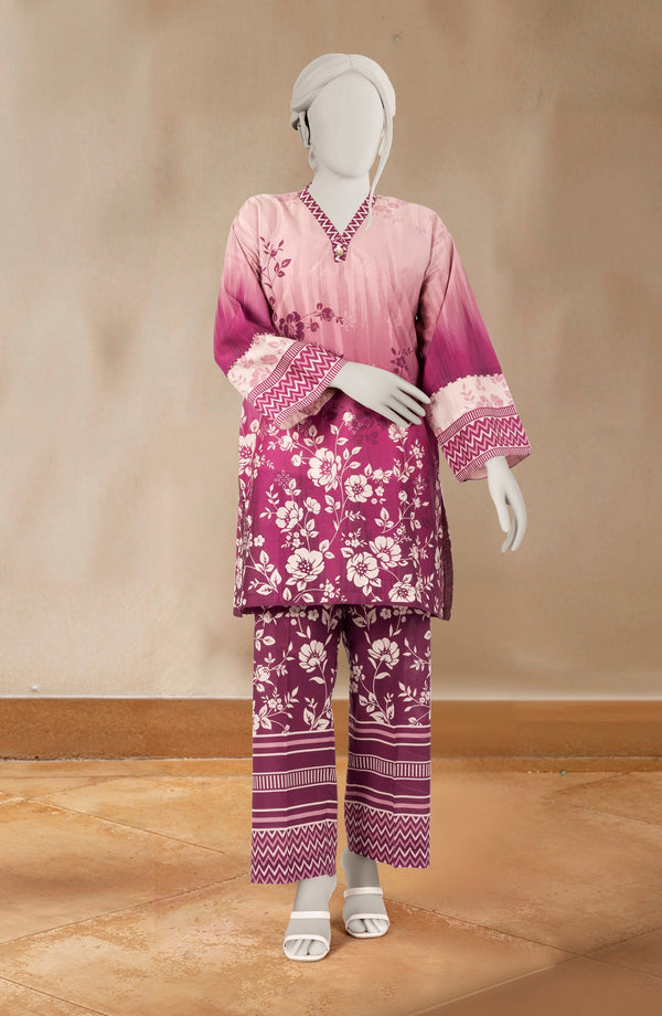 PRINTED LAWN STITCHED 2 PIECE