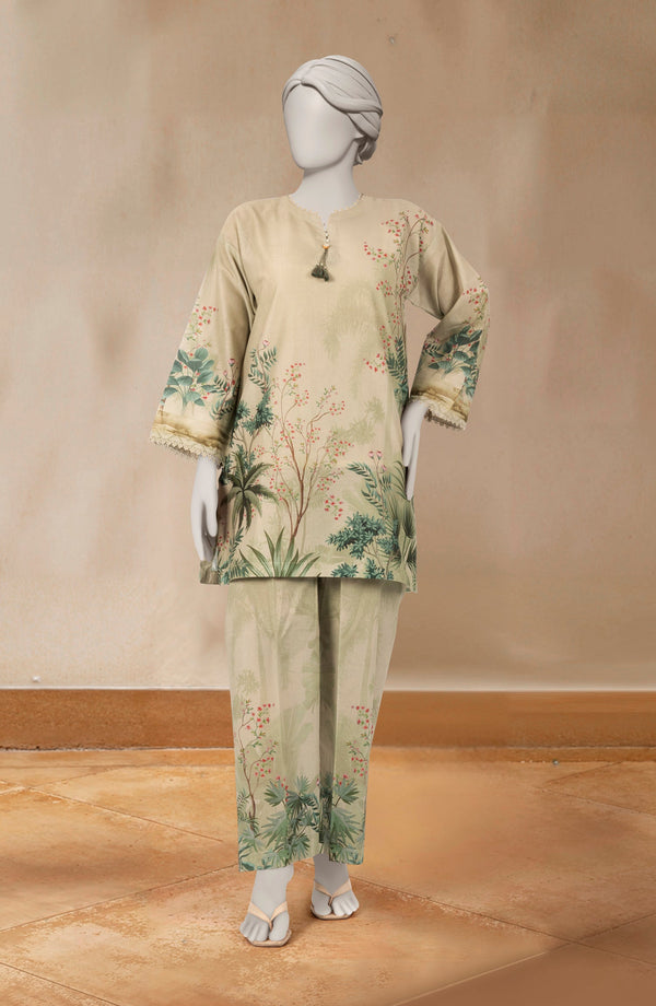 PRINTED LAWN STITCHED 2 PIECE