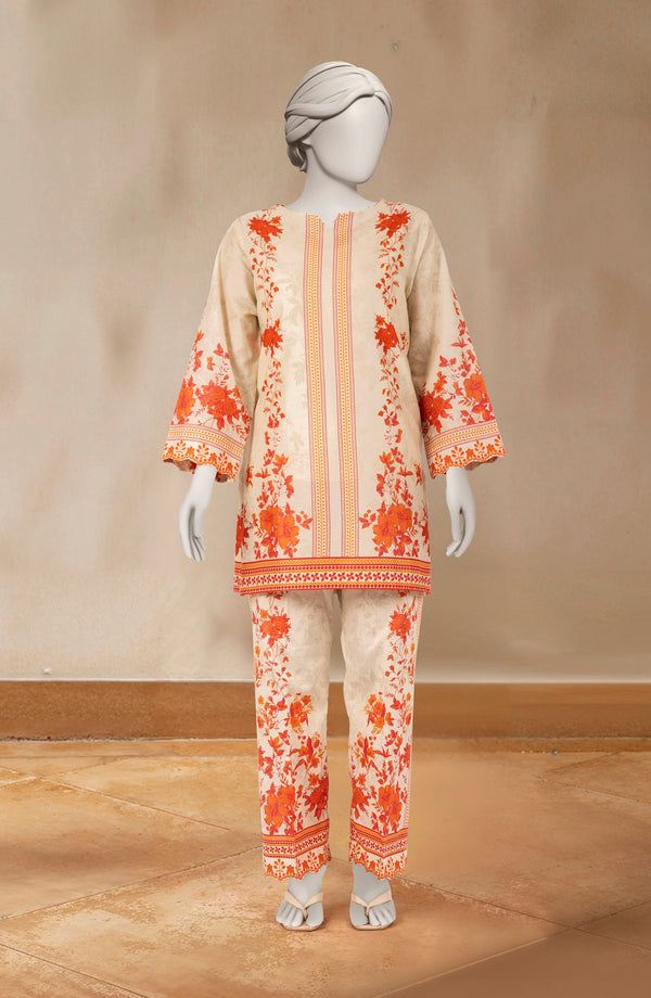 PRINTED LAWN STITCHED 2 PIECE