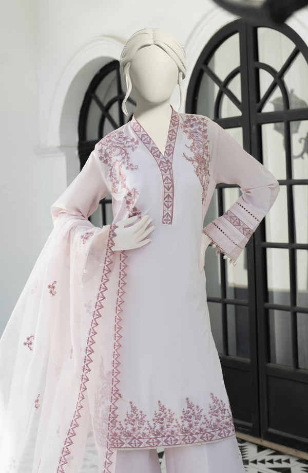 EMBROIDERED 3PCS UNSTITCHED