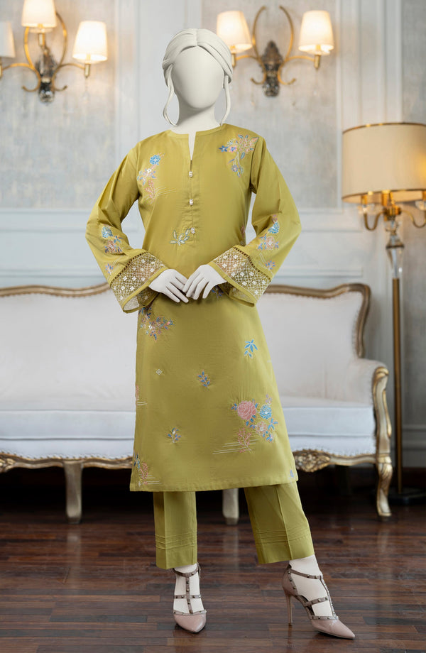 FESTIVE'25 EMBROIDERED CAMBRIC 2PCS STITCHED