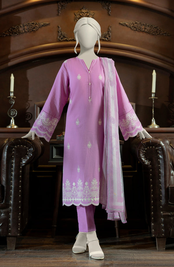 EMBROIDERED 3PCS UNSTITCHED