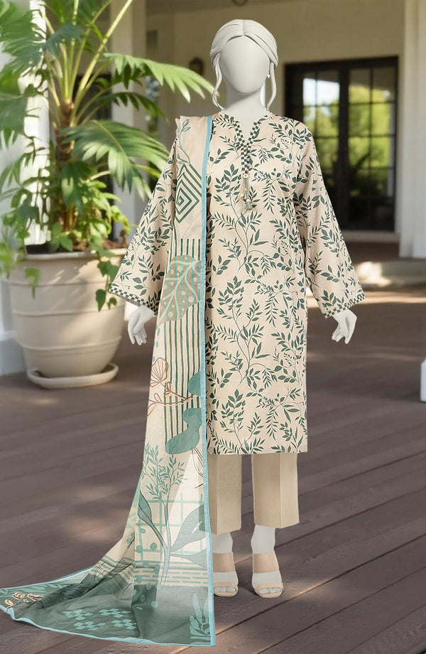 SUMMER'25 PRINTED LAWN 3PCS UNSTITCHED