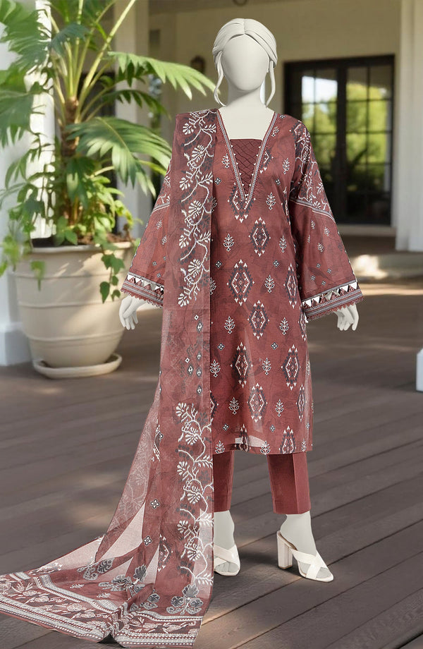 SUMMER'25 PRINTED LAWN 3PCS UNSTITCHED