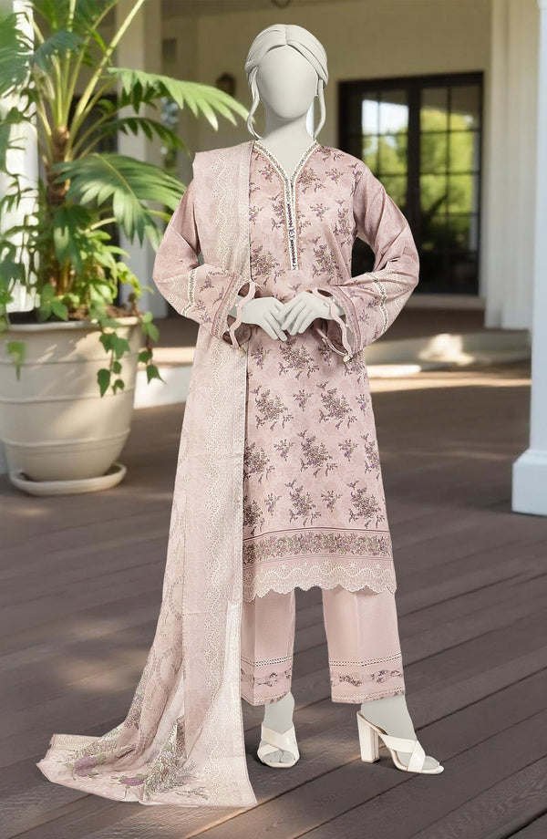 SUMMER'25 PRINTED LAWN 3PCS UNSTITCHED