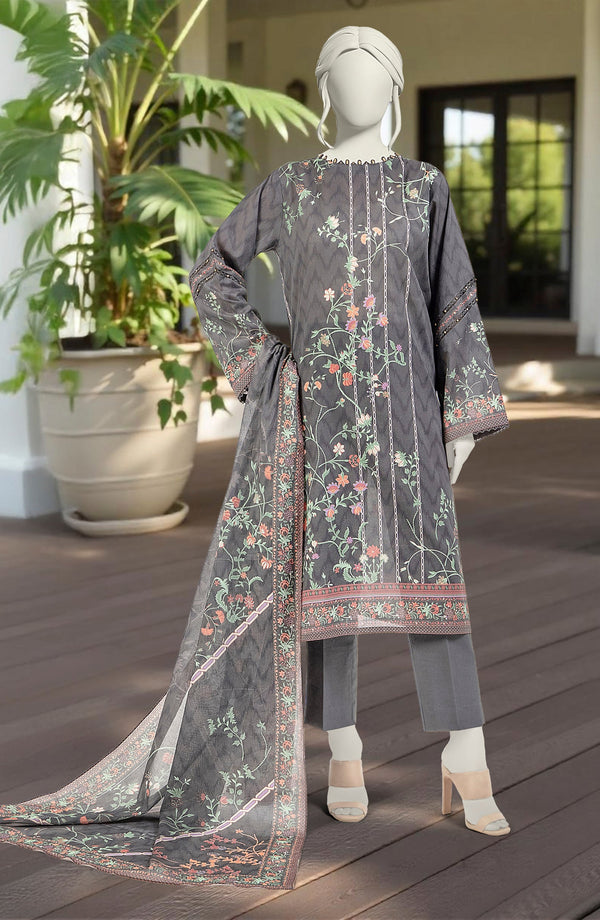 SUMMER'25 PRINTED LAWN 3PCS UNSTITCHED