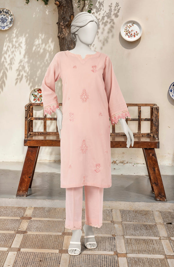 EMBROIDERED CAMBRIC 2 PCS UNSTITCHED