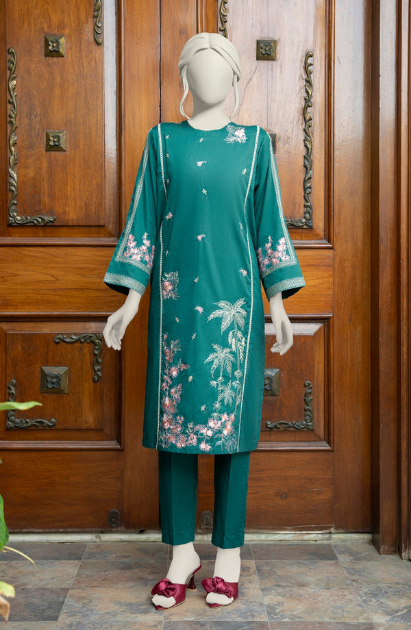 FESTIVE'25 EMBROIDERED CAMBRIC 2PCS STITCHED