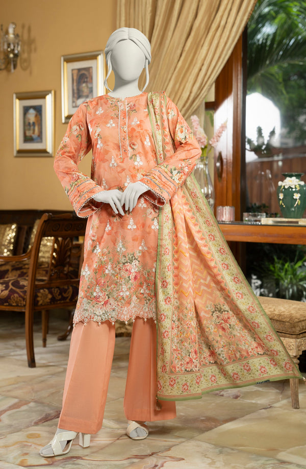 FESTIVE'25 EMBROIDERED LAWN 3PCS UNSTITCHED