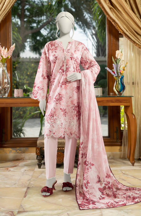 FESTIVE'25 EMBROIDERED LAWN 3PCS STITCHED