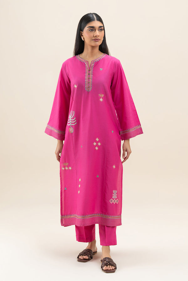 2 PIECE EMBROIDERED LAWN SUIT (PRET)