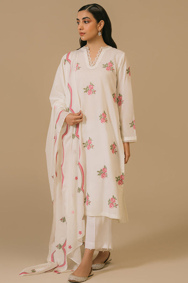 SKY BLOOM-2PC (SHIRT & DUPATTA)