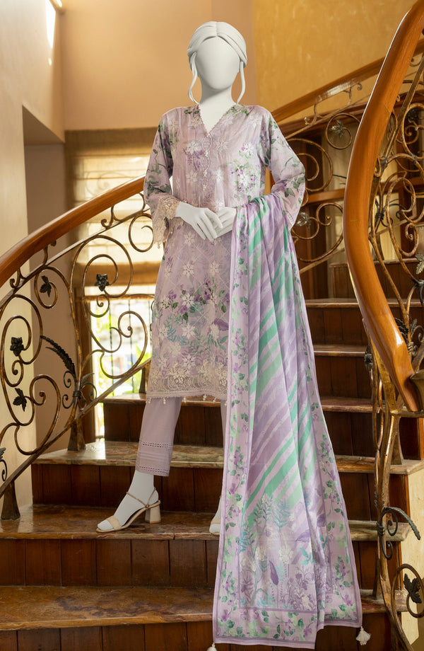 FESTIVE'25 EMBROIDERED LAWN 3PCS UNSTITCHED